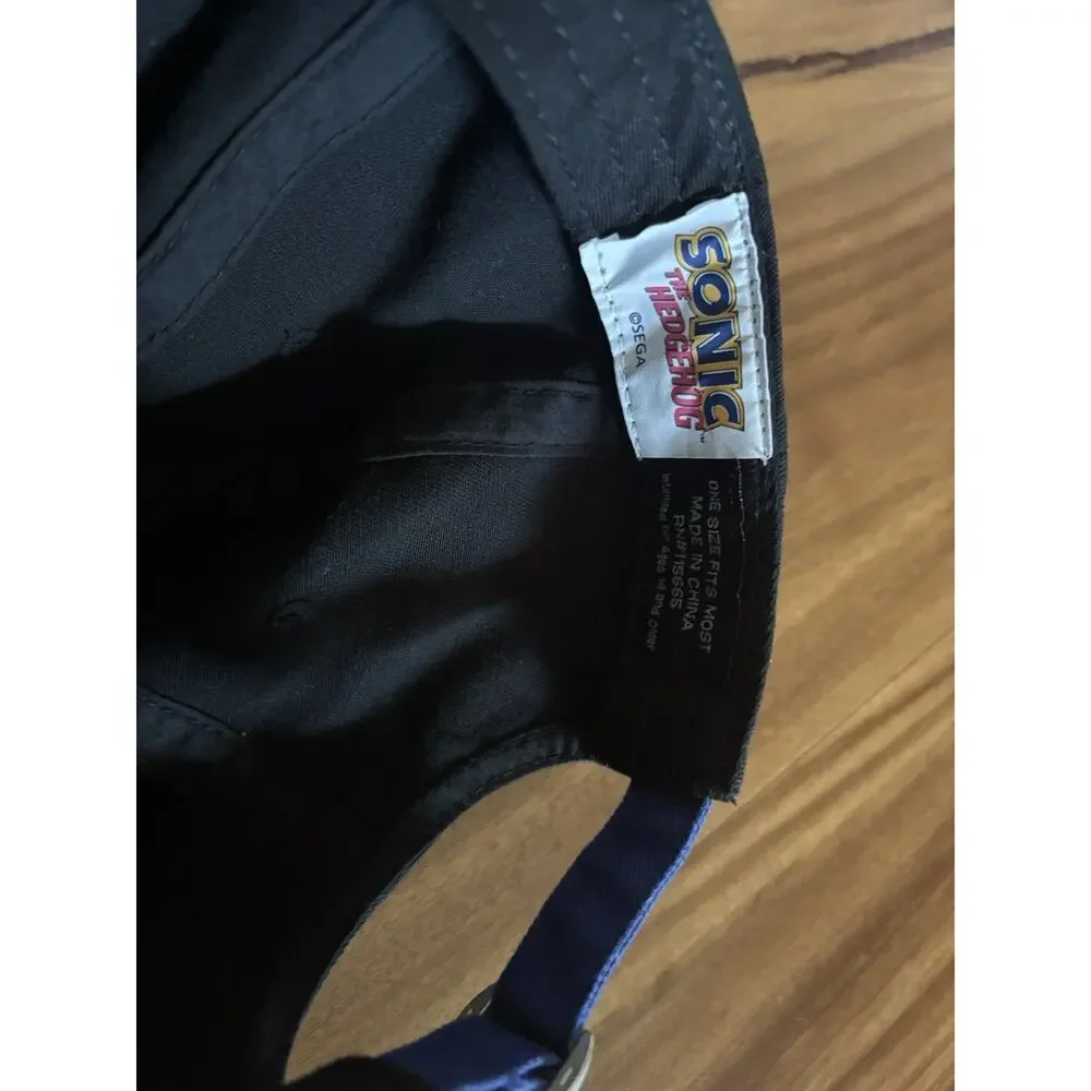 Sonic The Hedgehog Gotta Go Fast Bioworld Snapback Adjustable Hat Cap Sega